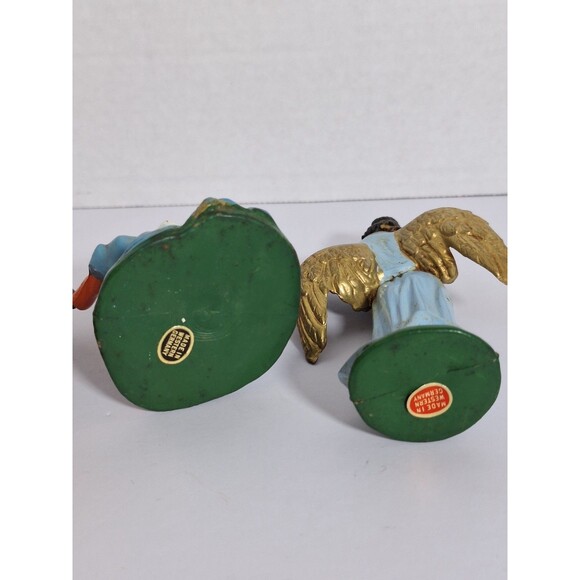 "Lot of 4" Western Germany 6" Nativity Figurines Ceramic Vintage Christmas Decor - Picture 10 of 11